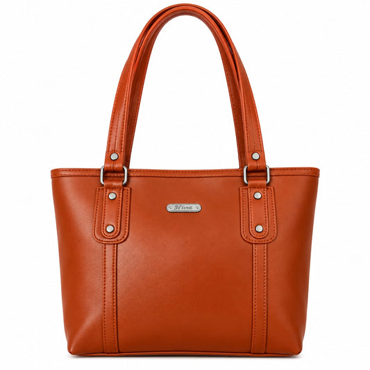 RAUNIV Women's Premium PU Leather Handbag | Stylish Tote Bag | TAN