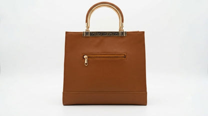 RAUNIV Women Brown PU Structured Handbag Sling Bag