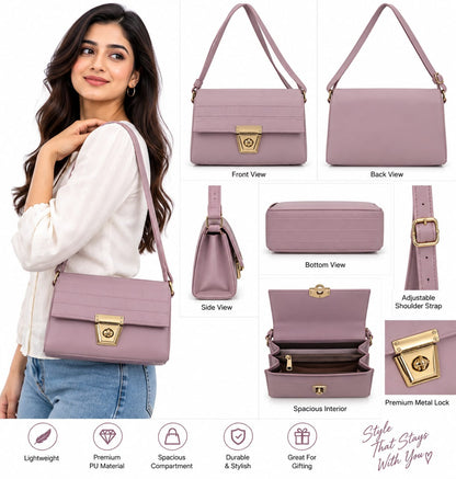 RAUNIV Women's Small Sling Bag | Premium PU Leather Crossbody Shoulder Bag