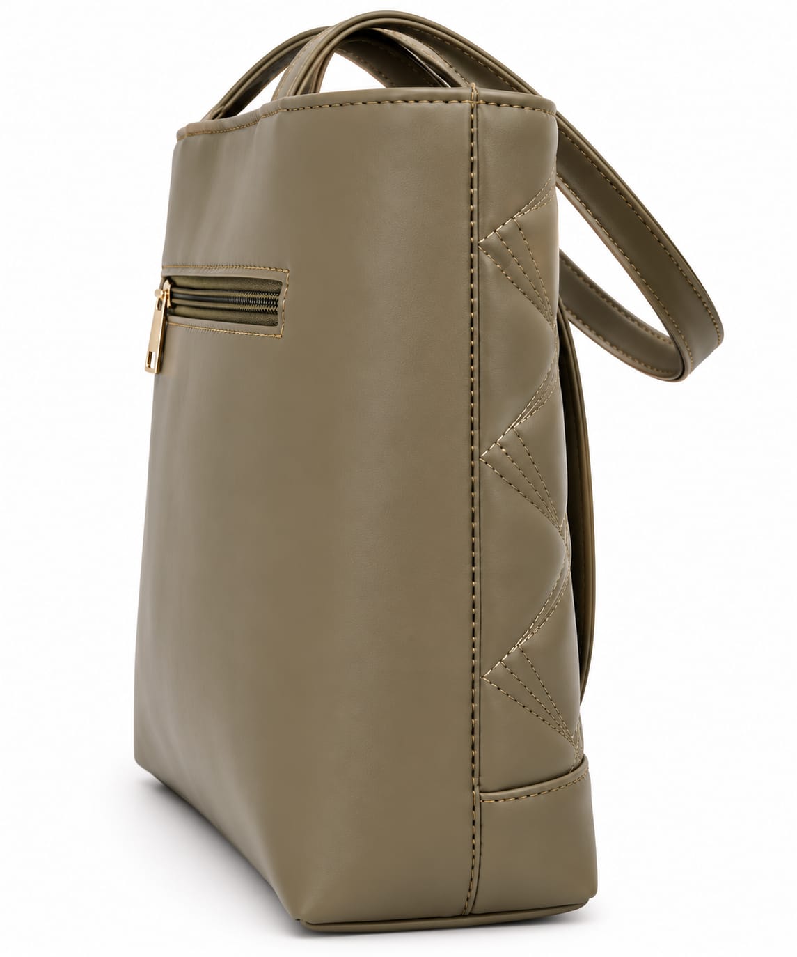 RAUNIV Women's Stylish Quilted PU Handbag | Spacious Top Handle Bag