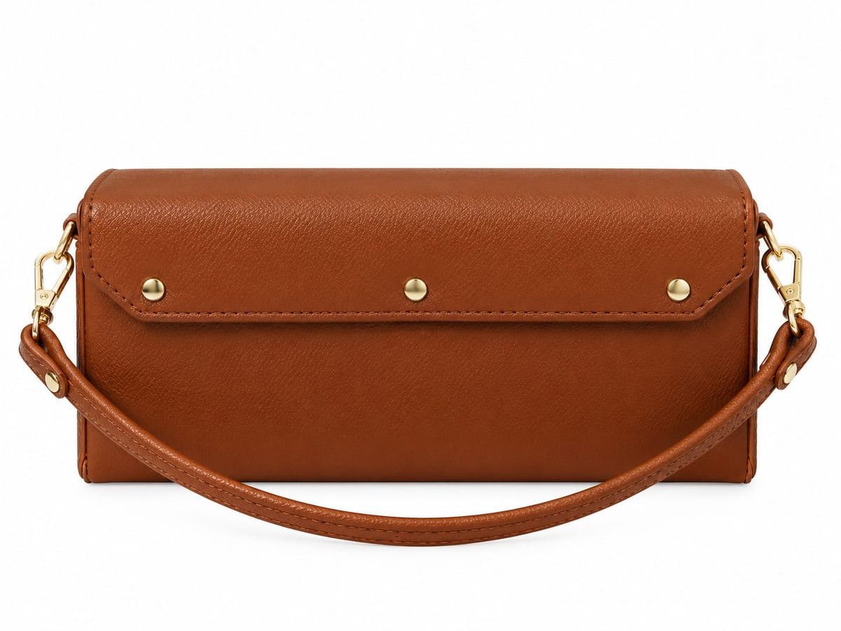 RAUNIV Women's TAN PU Sling Bag | Stylish Crossbody Handbag