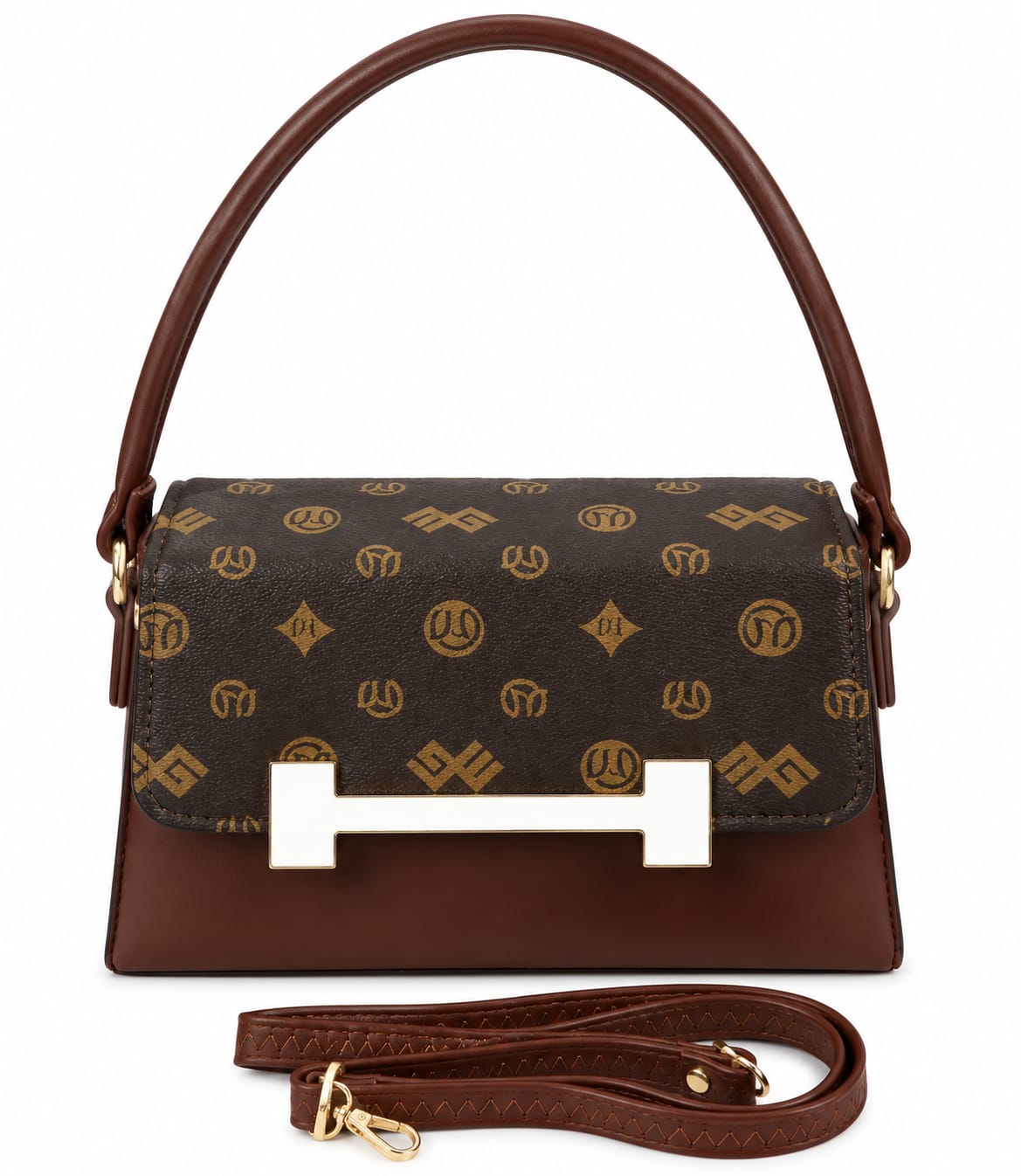 RAUNIV Women's Premium PU Leather Sling Bag | Stylish Brown Handbag