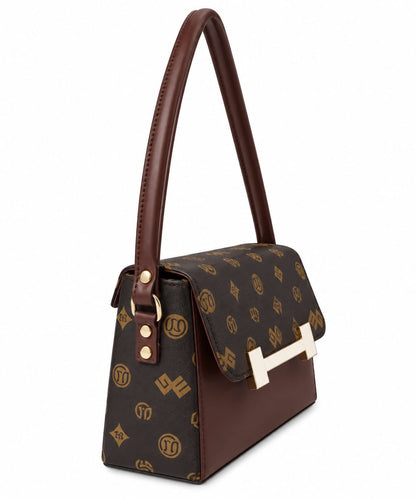RAUNIV Women's Premium PU Leather Sling Bag | Stylish Brown Handbag
