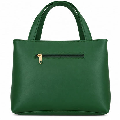 RAUNIV Women's Stylish GREEN PU Handbag | Spacious Shoulder Bag