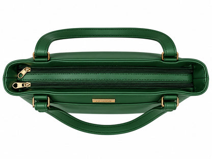 RAUNIV Women's Stylish GREEN PU Handbag | Spacious Shoulder Bag