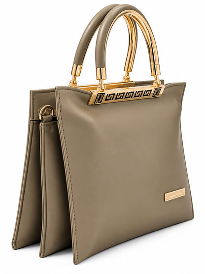 RAUNIV Women's PU Leather Handbag | Stylish Top Handle Shoulder & Sling Bag