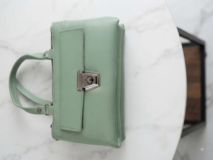 RauNiv Women’s Mint Green Structured Handbag