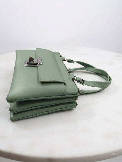 RauNiv Women’s Mint Green Structured Handbag