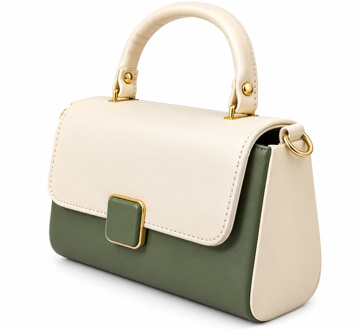 RAUNIV Women's Premium PU Leather Sling Bag with Detachable Adjustable Strap