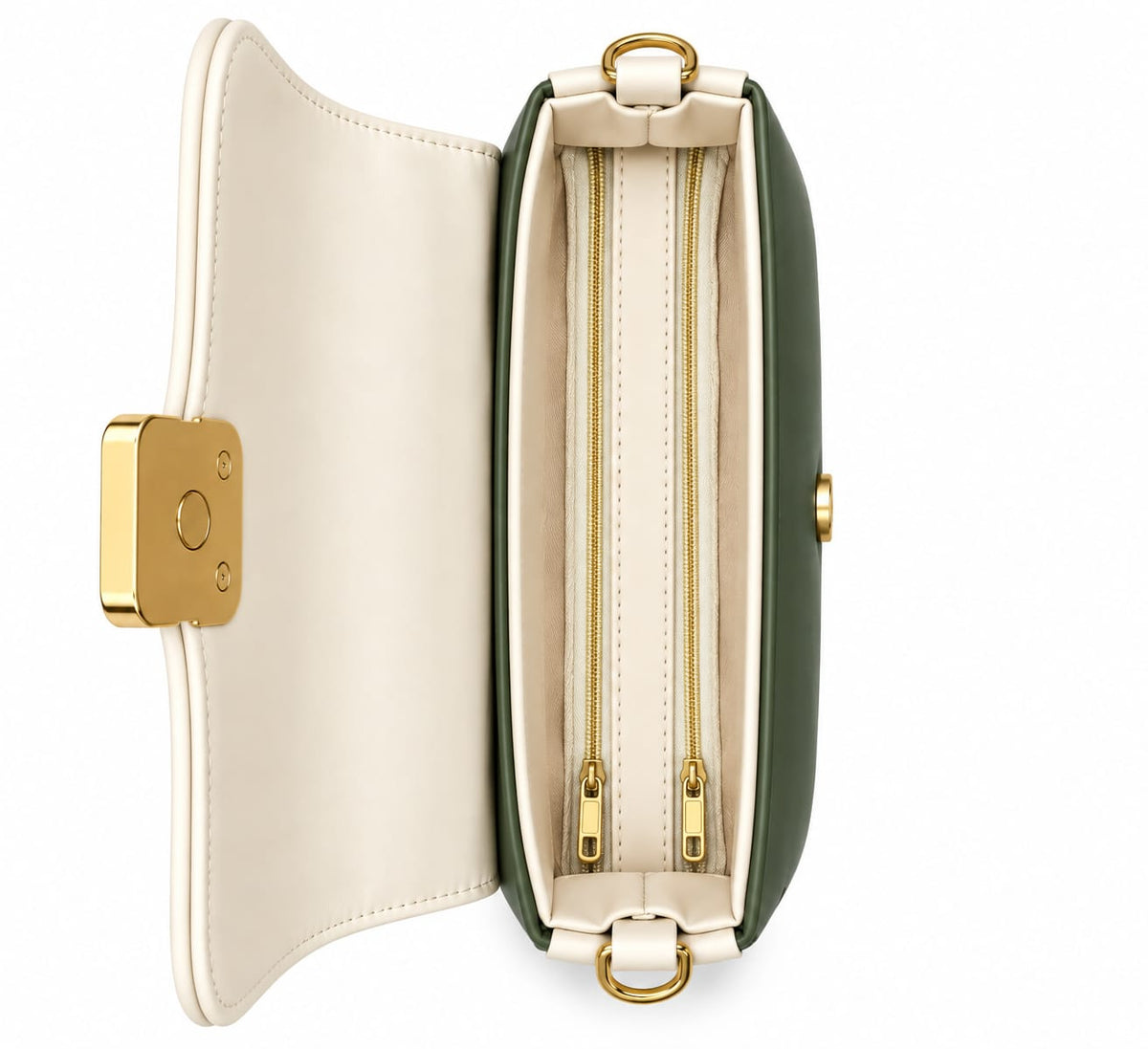 RAUNIV Women's Premium PU Leather Sling Bag with Detachable Adjustable Strap