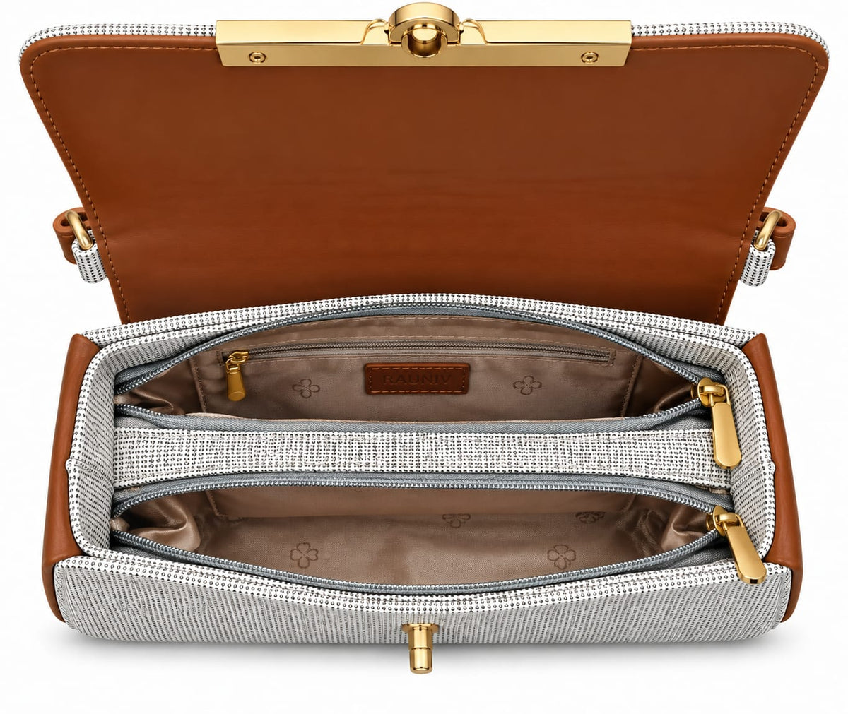 RAUNIV Women's Premium PU Leather Sling Bag | Adjustable Shoulder Strap