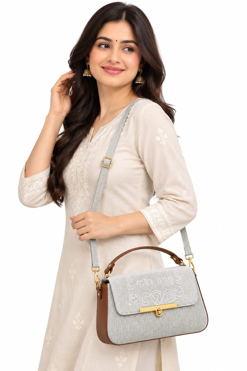 RAUNIV Women's Premium PU Leather Sling Bag | Adjustable Shoulder Strap