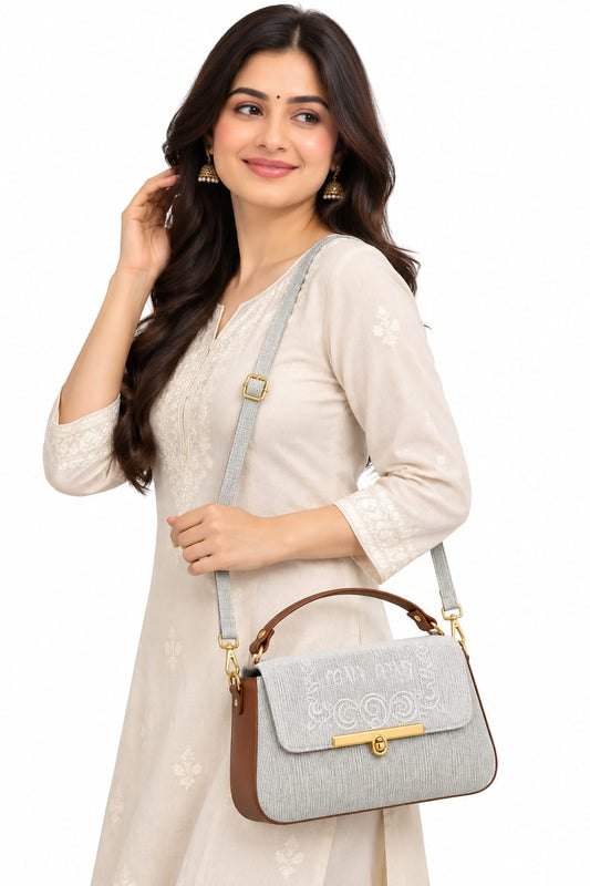 RAUNIV Women's Premium PU Leather Sling Bag | Adjustable Shoulder Strap